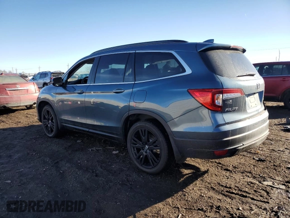 2021 Honda Pilot Special Edition with VIN 5FNYF6H2XMB034755, listed as a Copart auction lot 46273945 with 99,280 mi miles and Salvage Title. Bid and sale history available at DreamBid. Image 2.