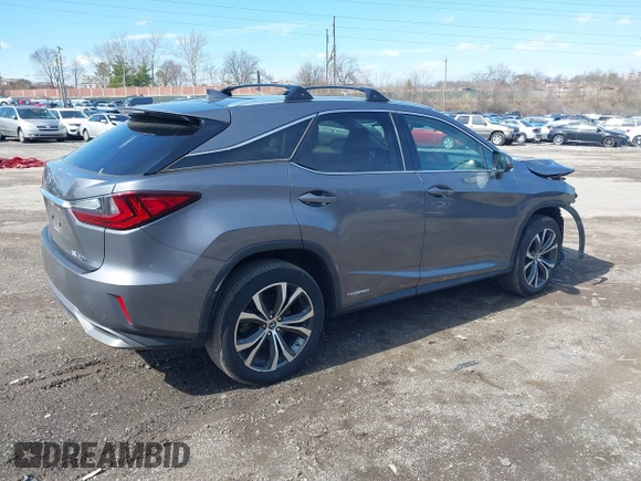 2019 Lexus RX with VIN 2T2BGMCA9KC033678, listed as a IAAI auction lot 41887500 with 42,382 mi miles. Bid and sale history available at carsss.com. Image 4.