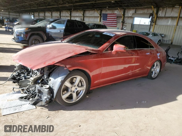 2014 Mercedes-Benz CLS-Class CLS 550 with VIN WDDLJ9BB4EA118234, listed as a Copart auction lot 46374625 with 70,913 mi miles and Salvage Title. Bid and sale history available at carsss.com. Image 1.
