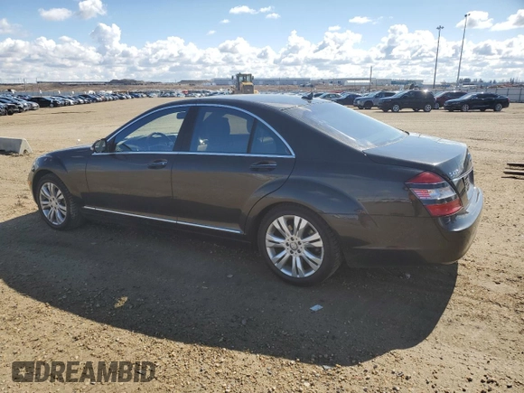 2009 Mercedes-Benz S with VIN WDDNF84XX9A277889, listed as a Copart auction lot 54190355 with 205,362 mi miles and Clean Title. Bid and sale history available at DreamBid. Image 2.