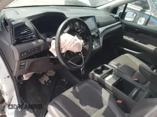 2020 Honda Odyssey Elite with VIN 5FNRL6H95LB012171, listed as a Copart auction lot 48786695 with 133,604 mi miles and Salvage Title. Bid and sale history available at DreamBid. Image 8.