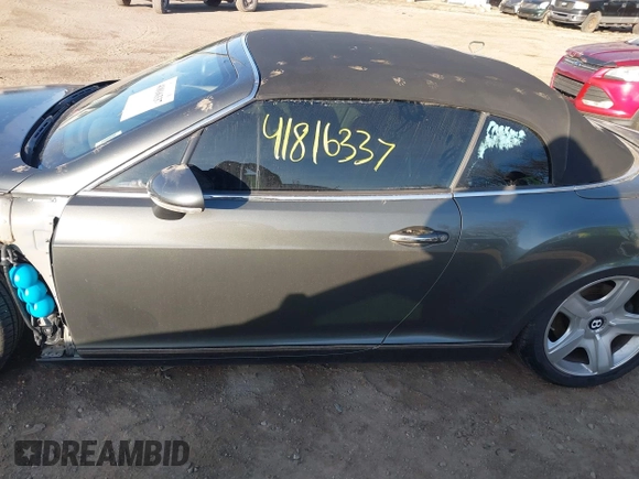 2007 Bentley Continental GT with VIN SCBDR33W67C044685, listed as a IAAI auction lot 41816337 with Not Provided miles and . Bid and sale history available at DreamBid. Image 14.