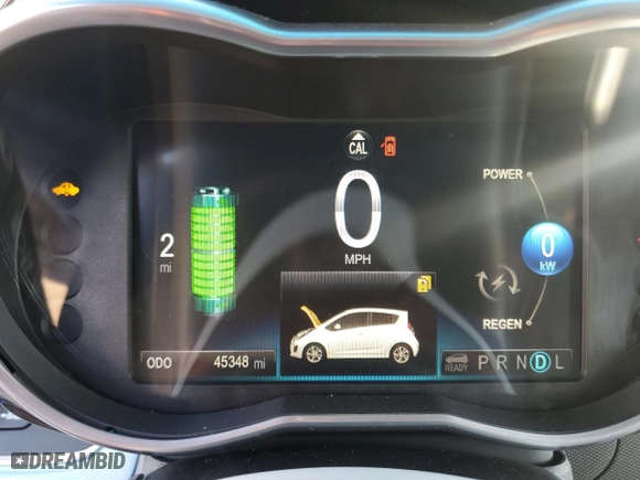 2016 Chevrolet Spark EV LT with VIN KL8CK6S09GC551889, listed as a Copart auction lot 49609035 with 45348 miles and Clean Title. Bid and sale history available at carsss.com. Image 9.