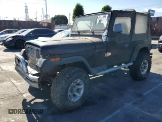 1992 Jeep Wrangler with VIN 2J4FY29S5NJ505850, listed as a Copart auction lot 64117655 with 93,250 mi miles and Clean title. Bid and sale history available at DreamBid. Image 1.