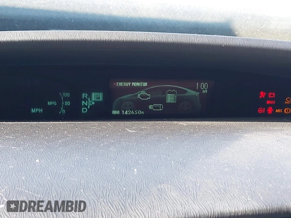 2013 Toyota Prius One with VIN JTDKN3DU8D5695331, listed as a IAAI auction lot 41717067 with 142,650 mi miles. Bid and sale history available at carsss.com. Image 7.