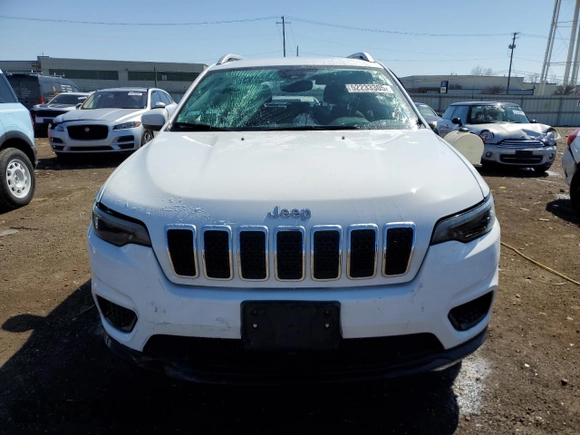 2021 Jeep Cherokee Latitude с VIN 1C4PJMCB8MD245109, выставлен на аукционе Copart как лот 52233305 с пробегом 27 808 миль миль и Списание • Salvage title. История ставок и продаж доступна на DreamBid. Изображение 5.