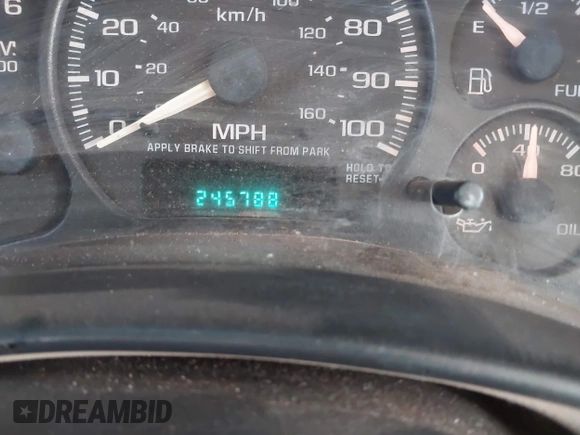 2002 Chevrolet Tahoe LS with VIN 1GNEC13Z02R244573, listed as a IAAI auction lot 41807744 with 245,788 mi miles and . Bid and sale history available at DreamBid. Image 7.