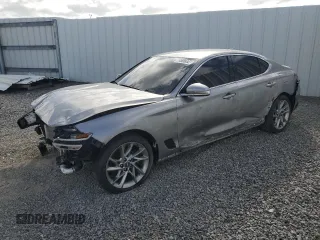 2022 Genesis G70 2.0T with VIN KMTG34TA6NU093254, listed as a Copart auction lot 89368965 with 43,699 mi miles and Non Repairable. Bid and sale history available at carsss.com. Image 1.