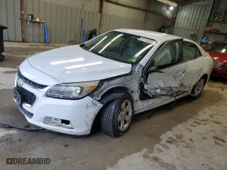 2015 Chevrolet Malibu LS with VIN 1G11A5SL5FF131638, listed as a Copart auction lot 52735285 with 114,664 mi miles and Salvage Title. Bid and sale history available at carsss.com. Image 1.