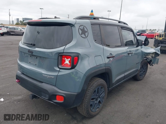 2017 Jeep Renegade Trailhawk с VIN ZACCJBCB7HPE97122, выставлен на аукционе IAAI как лот 42052309 с пробегом 40 963 миль миль и . История ставок и продаж доступна на DreamBid. Изображение 4.