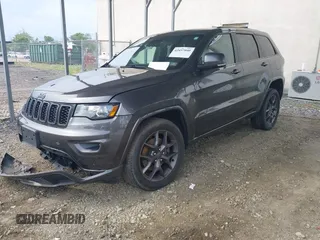 2021 Jeep Grand Cherokee 80th Anniversary with VIN 1C4RJFBG2MC612416, listed as a IAAI auction lot 42457040 with 35,441 mi miles and . Bid and sale history available at DreamBid. Image 17.