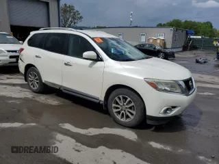 2016 Nissan Pathfinder S with VIN 5N1AR2MM2GC625863, listed as a Copart auction lot 57161845 with 265,973 mi miles and Salvage title. Bid and sale history available at DreamBid. Image 4.