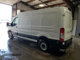 2021 Ford Transit Cargo with VIN 1FTBR1C82MKA10660, listed as a Copart auction lot 48245695 with 63,401 mi miles and Salvage Title. Bid and sale history available at DreamBid. Image 2.