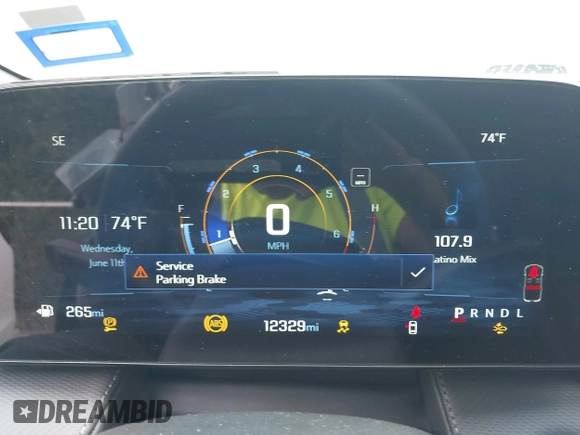 2025 Chevrolet Equinox FWD LT with VIN 3GNAXHEG4SL173229, listed as a IAAI auction lot 42464562 with 12,329 mi miles and . Bid and sale history available at DreamBid. Image 7.