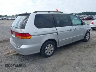 2004 Honda Odyssey EX-L z VIN 5FNRL189X4B013837, wystawiony jako IAAI lot #42215471 z przebiegiem 208 729 mil mil oraz . Historia ofert i sprzedaży dostępna na DreamBid. Obrazek 4.