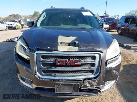 2014 GMC Acadia SLE with VIN 1GKKRNED0EJ359443, listed as a IAAI auction lot 41881129 with 100,998 mi miles and . Bid and sale history available at carsss.com. Image 12.
