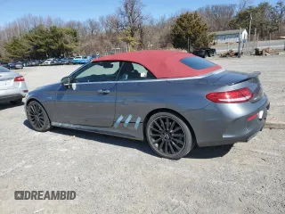 2018 Mercedes-Benz C 43 AMG with VIN WDDWK6EB5JF672965, listed as a Copart auction lot 47957245 with 23,535 mi miles and Salvage title. Bid and sale history available at DreamBid. Image 2.