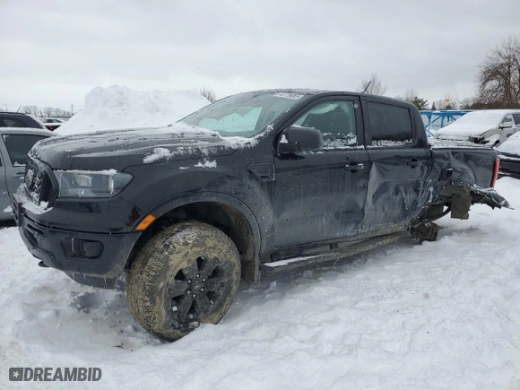 2023 Ford Ranger XL with VIN 1FTER4FH3PLE31165, listed as a Copart auction lot 45729085 with 51,342 mi miles and Salvage Title. Bid and sale history available at carsss.com. Image 1.