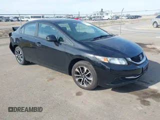 2013 Honda Civic EX with VIN 19XFB2F83DE089752, listed as a IAAI auction lot 42050511 with 127,875 mi miles and . Bid and sale history available at DreamBid. Image 1.