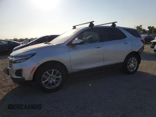 2022 Chevrolet Equinox LT with VIN 3GNAXUEV4NL209156, listed as a Copart auction lot 64695685 with 75,130 mi miles and Salvage title. Bid and sale history available at DreamBid. Image 1.