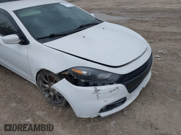 2013 Dodge Dart Rallye with VIN 1C3CDFBH3DD316440, listed as a IAAI auction lot 41704590 with 141,395 mi miles. Bid and sale history available at carsss.com. Image 6.