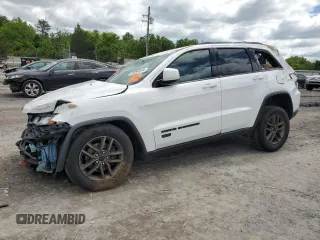 2016 Jeep Grand Cherokee Laredo with VIN 1C4RJFAG5GC399631, listed as a Copart auction lot 55294584 with 0 mi miles and Non Repairable. Bid and sale history available at carsss.com. Image 1.