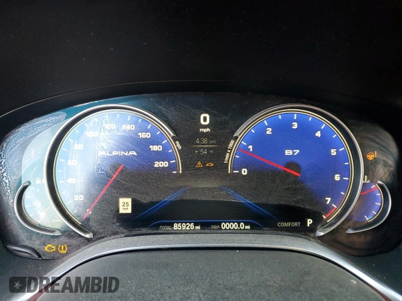 2017 BMW 7 Series with VIN WBA7F2C35HG855999, listed as a Copart auction lot 38122564 with 85,926 mi miles and . Bid and sale history available at DreamBid. Image 9.