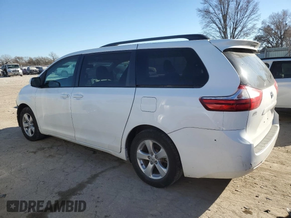 2017 Toyota Sienna LE Auto Access Seat with VIN 5TDKZ3DC8HS847703, listed as a Copart auction lot 84876684 with 175,928 mi miles and Salvage Title. Bid and sale history available at carsss.com. Image 2.