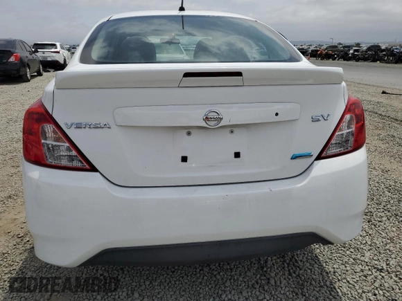 2016 Nissan Versa S Plus with VIN 3N1CN7AP8GL843091, listed as a Copart auction lot 58666595 with 99,962 mi miles and Salvage title. Bid and sale history available at DreamBid. Image 6.