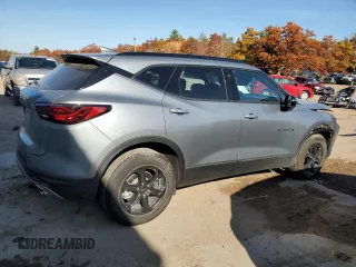 2024 Chevrolet Blazer LT с VIN 3GNKBJR48RS216108, выставлен на аукционе Copart как лот 76663194 с пробегом 7 124 миль миль и Списание • Salvage title. История ставок и продаж доступна на DreamBid. Изображение 3.
