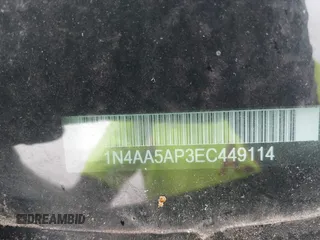 2014 Nissan Maxima S with VIN 1N4AA5AP3EC449114, listed as a IAAI auction lot 42691339 with 61,663 mi miles and . Bid and sale history available at DreamBid. Image 18.