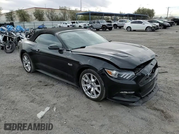 2015 Ford Mustang GT Premium with VIN 1FATP8FF8F5329274, listed as a Copart auction lot 86658534 with 27,678 mi miles and Salvage title. Bid and sale history available at DreamBid. Image 10.