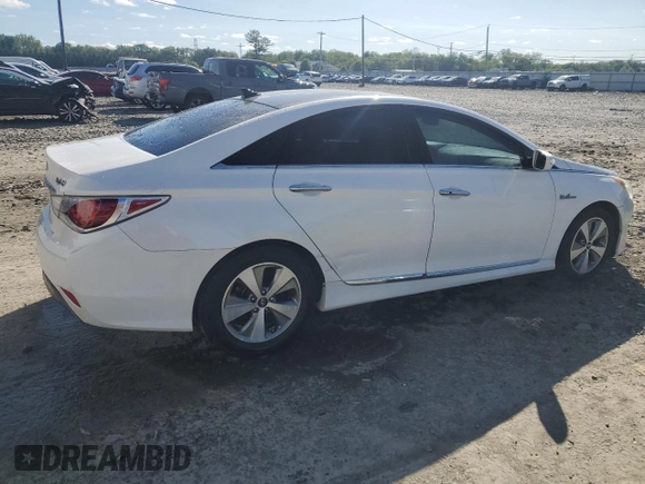 2012 Hyundai Sonata Hybrid z VIN KMHEC4A41CA035615, wystawiony jako Copart lot #57232455 z przebiegiem 177 688 mil mil oraz Szkoda całkowita • Salvage title. Historia ofert i sprzedaży dostępna na DreamBid. Obrazek 3.