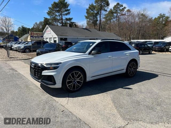 2020 Audi SQ8 z VIN WA1AWAF13LD022753, wystawiony jako Copart lot #58974665 z przebiegiem 84 872 mil mil oraz Czysty tytuł • Clean title. Historia ofert i sprzedaży dostępna na DreamBid. Obrazek 2.