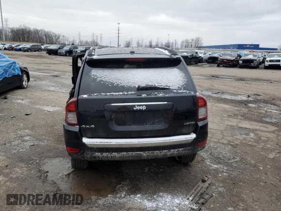 2014 Jeep Compass Limited with VIN 1C4NJDCB3ED505571, listed as a Copart auction lot 87296964 with Not Provided miles and Clean Title. Bid and sale history available at carsss.com. Image 6.
