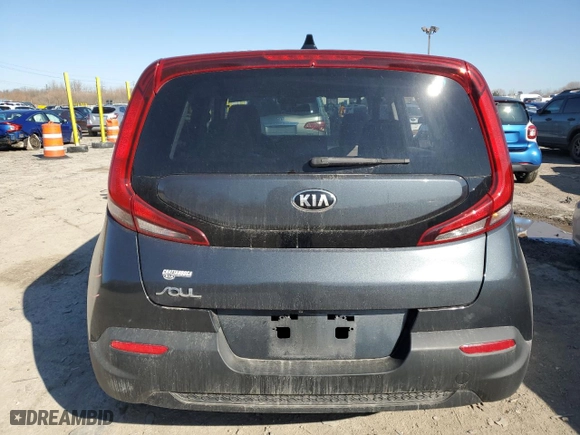 2021 Kia Soul S with VIN KNDJ23AU8M7781347, listed as a Copart auction lot 48055355 with 42,052 mi miles and Salvage Title. Bid and sale history available at carsss.com. Image 6.