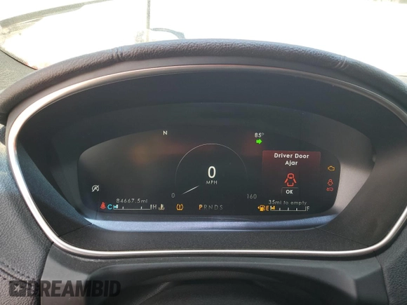 2020 Lincoln Nautilus Reserve with VIN 2LMPJ6K98LBL26528, listed as a Copart auction lot 59890615 with 84,667 mi miles and Salvage title. Bid and sale history available at DreamBid. Image 9.