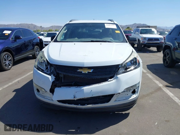 2017 Chevrolet Traverse LS with VIN 1GNKRFED1HJ350439, listed as a IAAI auction lot 42063133 with 129,574 mi miles. Bid and sale history available at carsss.com. Image 6.