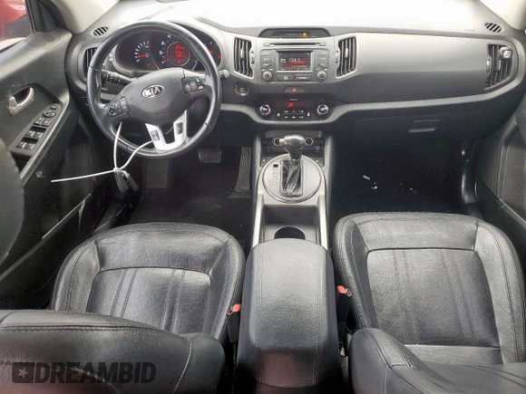 2013 Kia Sportage EX with VIN KNDPCCA2XD7542288, listed as a Copart auction lot 58819995 with 125,315 mi miles and Salvage title. Bid and sale history available at DreamBid. Image 8.