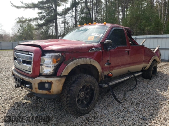 2014 Ford F-350 XLT with VIN 1FT8W3BT5EEA46315, listed as a Copart auction lot 54529675 with Not provided miles and Salvage title. Bid and sale history available at DreamBid. Image 1.