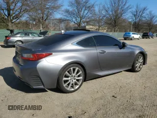 2016 Lexus RC 300 F Sport with VIN JTHSM5BC1G5000439, listed as a Copart auction lot 50539755 with 36,401 mi miles and Salvage Title. Bid and sale history available at DreamBid. Image 3.