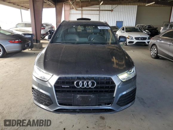 2018 Audi Q3 Premium with VIN WA1ECCFS1JR007540, listed as a Copart auction lot 62449775 with 118,766 mi miles and Salvage title. Bid and sale history available at DreamBid. Image 5.
