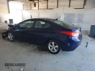 2013 Hyundai Elantra GLS with VIN 5NPDH4AE4DH440047, listed as a Copart auction lot 57456945 with 190,665 mi miles and Salvage title. Bid and sale history available at DreamBid. Image 2.
