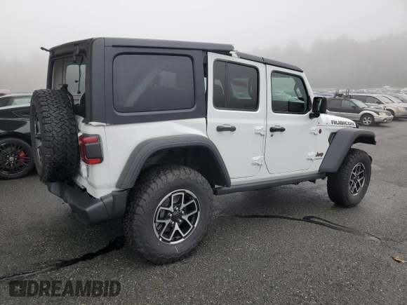 2025 Jeep Wrangler Rubicon with VIN 1C4PJXFN0SW546739, listed as a Copart auction lot 51776505 with 830 mi miles and Clean title. Bid and sale history available at DreamBid. Image 3.