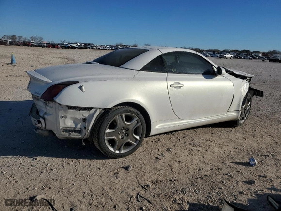 2004 Lexus SC 430 with VIN JTHFN48Y640057417, listed as a Copart auction lot 42637695 with 0 mi miles and Salvage Title. Bid and sale history available at carsss.com. Image 3.