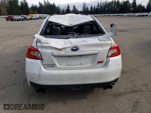 2021 Subaru WRX STI with VIN JF1VA2E62M9807610, listed as a Copart auction lot 44980365 with Not provided miles and Salvage title. Bid and sale history available at DreamBid. Image 6.