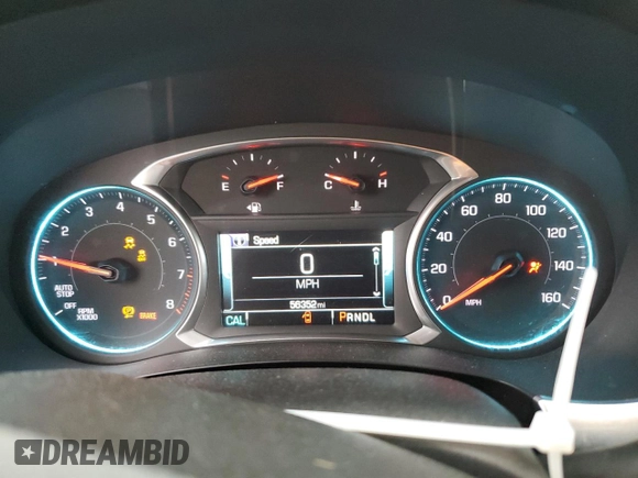 2019 Chevrolet Traverse Premier with VIN 1GNEVKKW5KJ109935, listed as a Copart auction lot 71992752 with 56,352 mi miles. Bid and sale history available at carsss.com. Image 9.