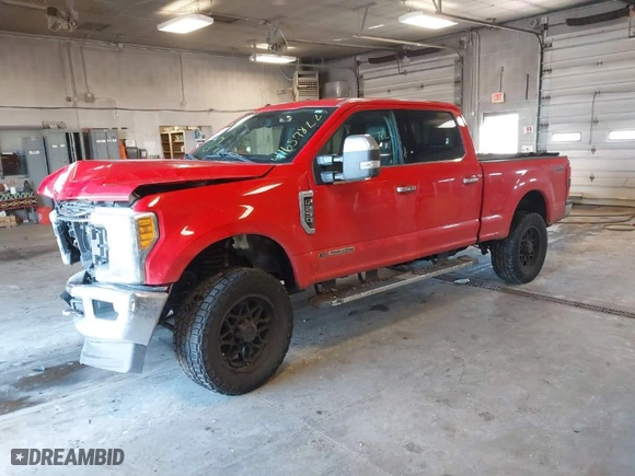 2017 Ford Super Duty F-250 SRW Lariat with VIN 1FT7W2BT1HEC37269, listed as a IAAI auction lot 41657822 with 134,442 mi miles. Bid and sale history available at carsss.com. Image 2.