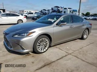 2019 Lexus ES 300h with VIN 58AB21B12KU003920, listed as a Copart auction lot 55864955 with 96,665 mi miles and Salvage title. Bid and sale history available at DreamBid. Image 1.
