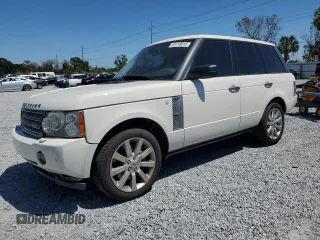 2008 Land Rover Range Rover SC z VIN SALMF13448A293842, wystawiony jako Copart lot #53118915 z przebiegiem 134 429 mil mil oraz Szkoda całkowita • Salvage title. Historia ofert i sprzedaży dostępna na DreamBid. Obrazek 1.